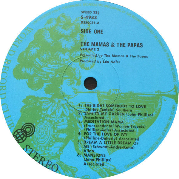 The Mamas & The Papas : The Mamas & The Papas Vol. 2 (LP, Album, Club, RE)