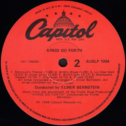 Elmer Bernstein : Kings Go Forth - Music From The Motion Picture Soundtrack (LP, Album, RE)