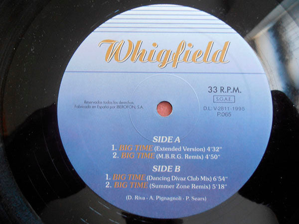 Whigfield : Big Time (12")