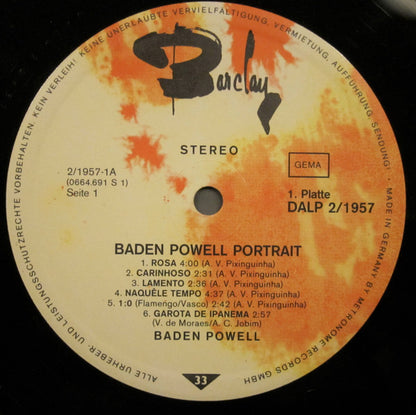 Baden Powell : Portrait (2xLP, Comp)