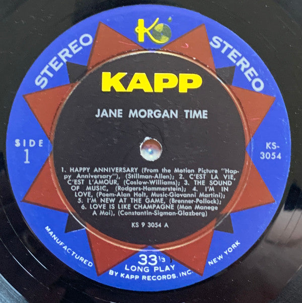 Jane Morgan : Jane Morgan Time (LP)