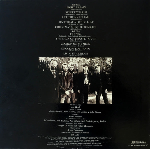 The Band : Islands (LP, Album)