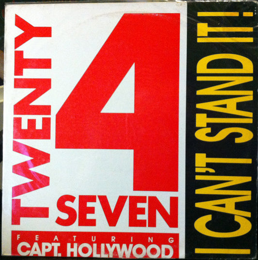 Twenty 4 Seven Featuring Captain Hollywood : I Can't Stand It! (12")