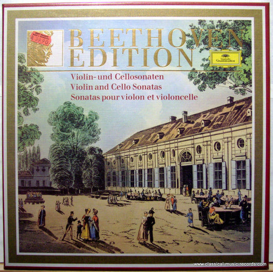 Ludwig Van Beethoven : Beethoven Edition 1977: Violin- Und Cellosonaten (Box, Comp + 8xLP)
