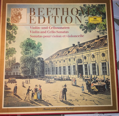 Ludwig Van Beethoven : Beethoven Edition 1977: Violin- Und Cellosonaten (Box, Comp + 8xLP)