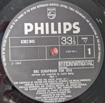 Various : BBC Scrapbook For 1914 (LP)