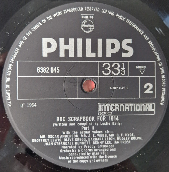Various : BBC Scrapbook For 1914 (LP)