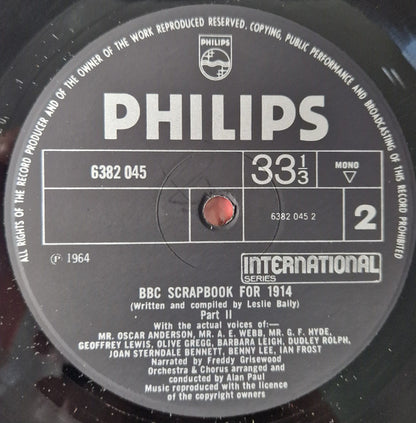 Various : BBC Scrapbook For 1914 (LP)