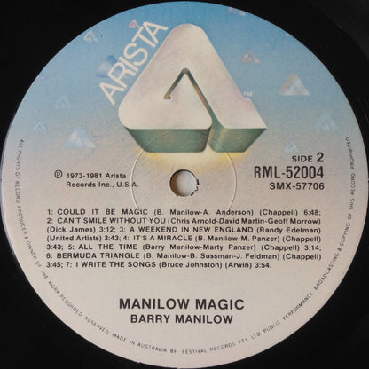 Barry Manilow : Manilow Magic (LP, Comp)