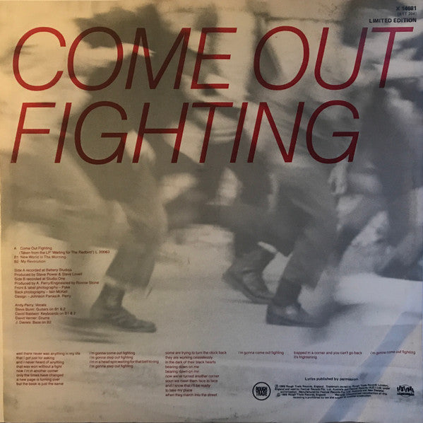 Easterhouse : Come Out Fighting (12", Single, Ltd)