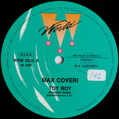 Max Coveri : Toy Boy (12")