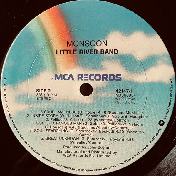 Little River Band : Monsoon (LP, Album)