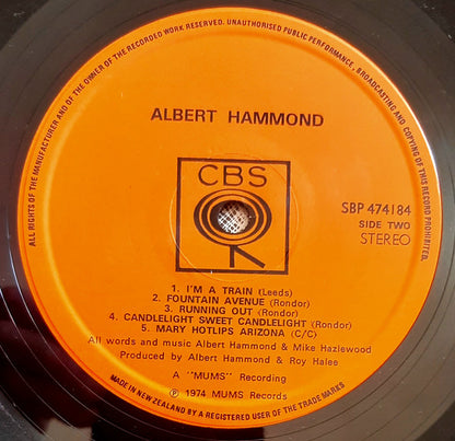 Albert Hammond : Albert Hammond (LP, Album)