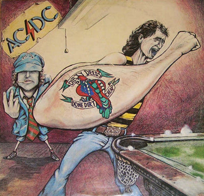 AC/DC : Dirty Deeds Done Dirt Cheap (LP, Album, RP)