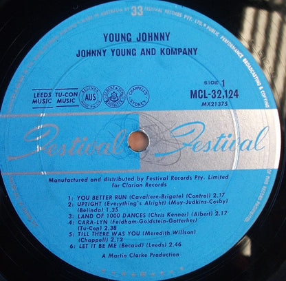 Johnny Young & Kompany : Young Johnny (LP, Album, Mono)