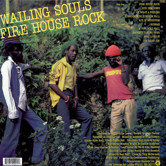 Wailing Souls : Fire House Rock (LP, Album, RE)