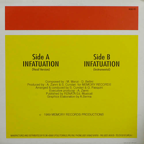 Miss Sage : Infatuation (12")