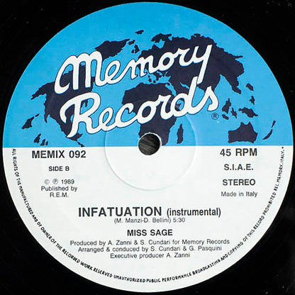 Miss Sage : Infatuation (12")
