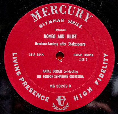 Aram Khatchaturian / Pyotr Ilyich Tchaikovsky, Antal Dorati : Gayne Ballet Music / Romeo And Juliet (LP, Album, Mono)