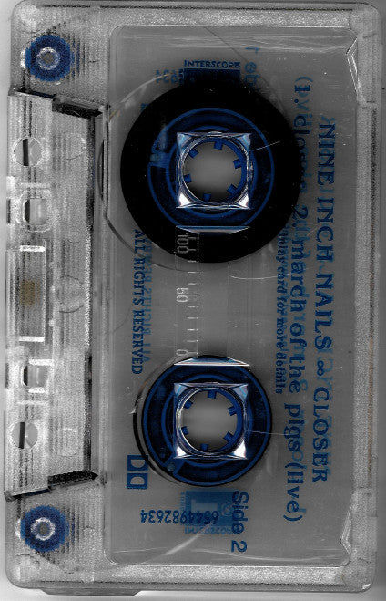 Nine Inch Nails : Closer  (Cass, Single, Car)