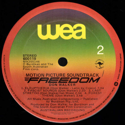 Don Walker (2) : Freedom: Original Soundtrack Music (LP)