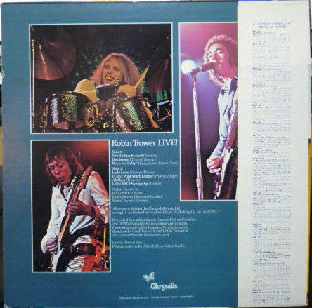 Robin Trower : Robin Trower Live! (LP, Album)