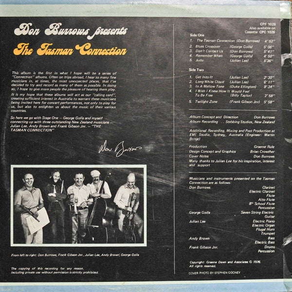 Don Burrows : The Tasman Connection (LP, Album)