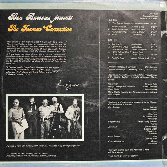 Don Burrows : The Tasman Connection (LP, Album)