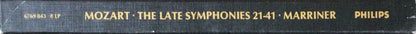 Mozart*, Academy Of St. Martin-in-the-Fields*, Neville Marriner* : The Late Symphonies = Die Großen Symphonien = Les Grandes Symphonies 21 - 41 (8xLP + Box)