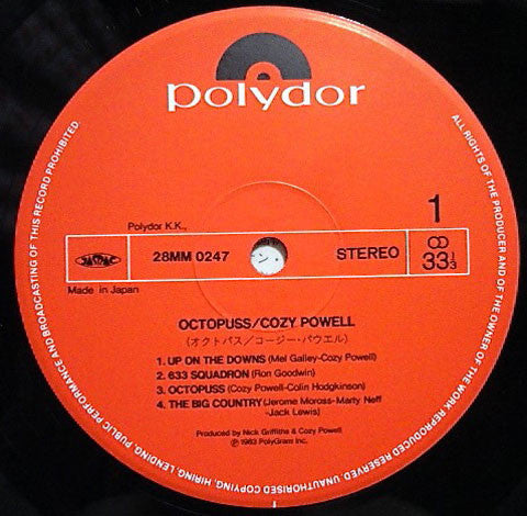Cozy Powell : Octopuss (LP, Album)