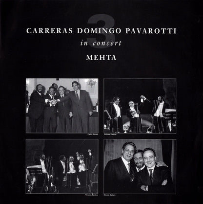 José Carreras, Placido Domingo, Luciano Pavarotti, Zubin Mehta : In Concert (Laserdisc, 12", Album, PAL)
