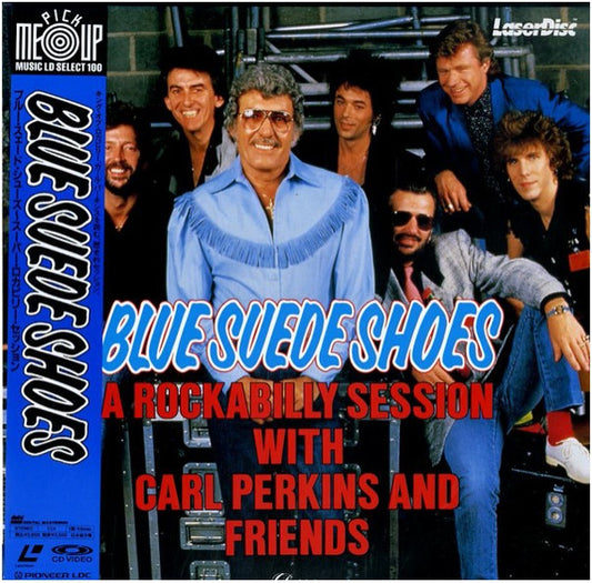 Carl Perkins & Friends : Blue Suede Shoes A Rockabilly Session With Carl Perkins And Friends (Laserdisc, 12", S/Sided, NTSC, CD )