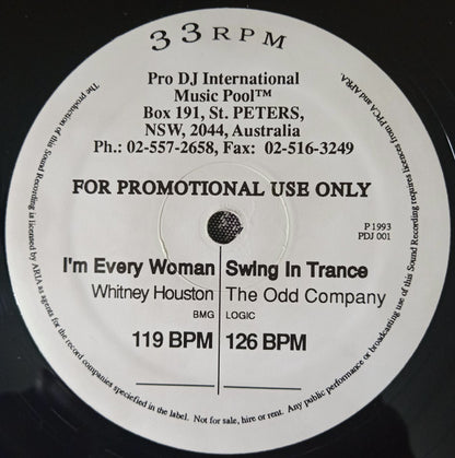 Various : Pro DJ International Issue 1 (12", Comp, Promo)