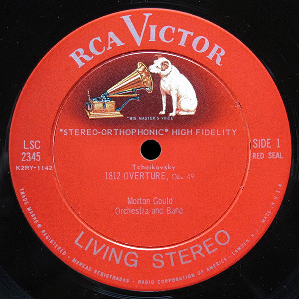 Morton Gould And His Orchestra And Morton Gould And His Symphonic Band, Pyotr Ilyich Tchaikovsky / Maurice Ravel : 1812 Overture - Stereo Spectacular / Bolero (LP)