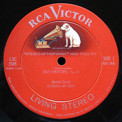 Morton Gould And His Orchestra And Morton Gould And His Symphonic Band, Pyotr Ilyich Tchaikovsky / Maurice Ravel : 1812 Overture - Stereo Spectacular / Bolero (LP)