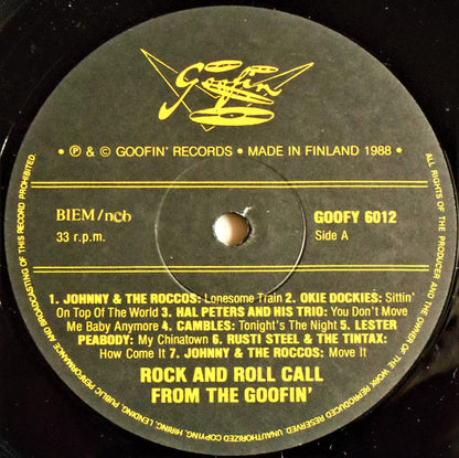 Various : Rock'N'Roll Call From The Goofin' Records! (LP, Comp)