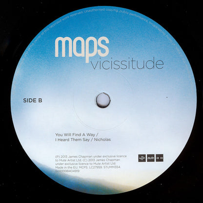 Maps : Vicissitude (2xLP, Album + CD, Album)