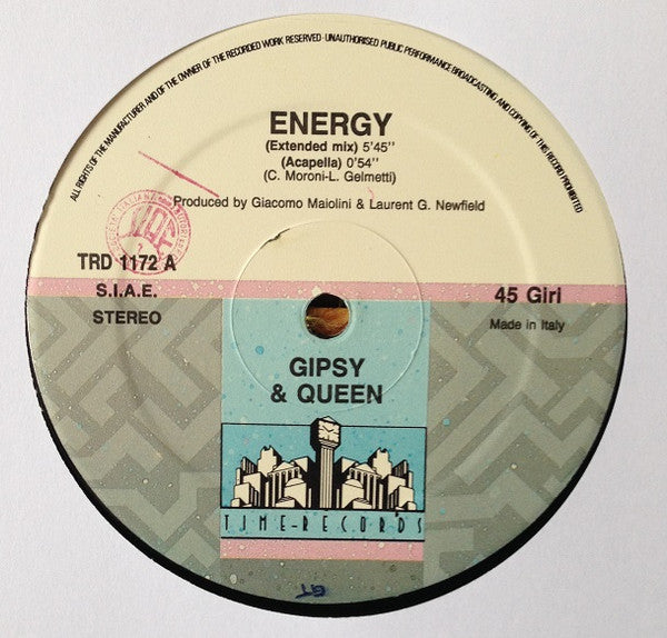 Gipsy And Queen : Energy (12")