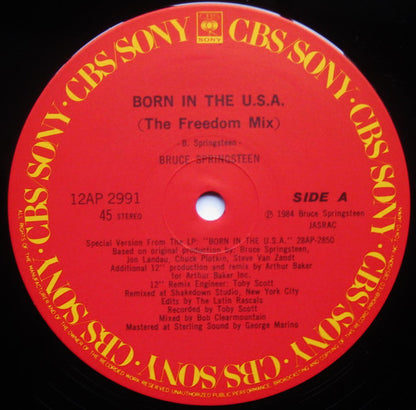 Bruce Springsteen : Born In The U.S.A. (12")