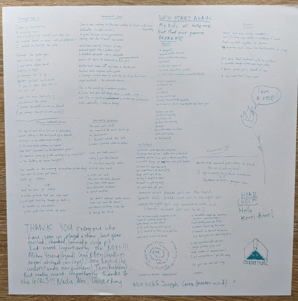 Dick Diver : New Start Again (LP, Album, RP, Yel)