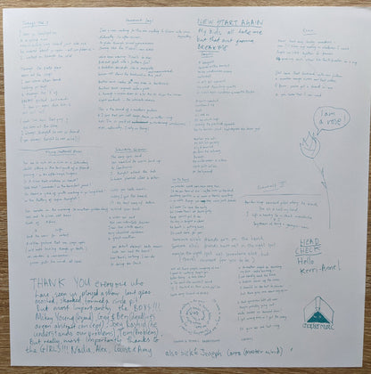 Dick Diver : New Start Again (LP, Album, RP, Yel)