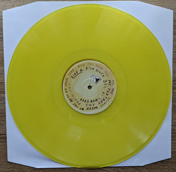 Dick Diver : New Start Again (LP, Album, RP, Yel)