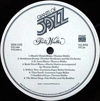 Fats Waller : Giants Of Jazz: Fats Waller (3xLP, Comp + Box)