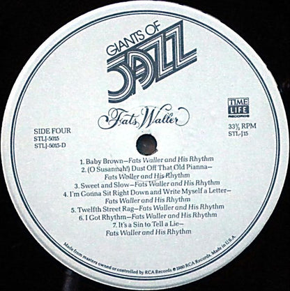 Fats Waller : Giants Of Jazz: Fats Waller (3xLP, Comp + Box)