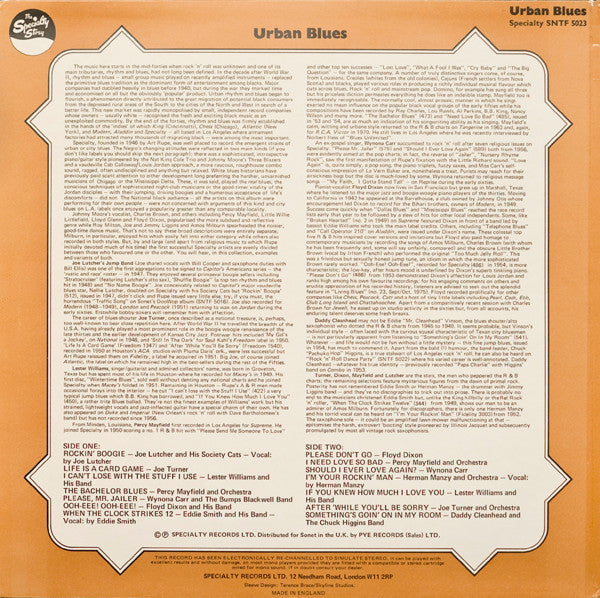 Various : Urban Blues (LP, Comp)