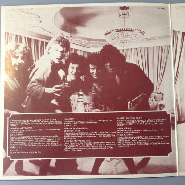 The Sensational Alex Harvey Band : The Penthouse Tapes (LP, Album, Gat)