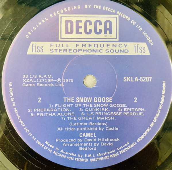 Camel : The Snow Goose (LP, Album)