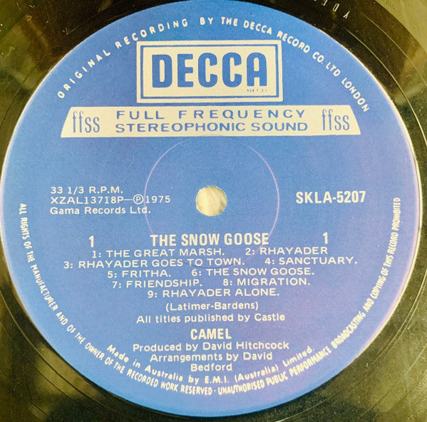 Camel : The Snow Goose (LP, Album)