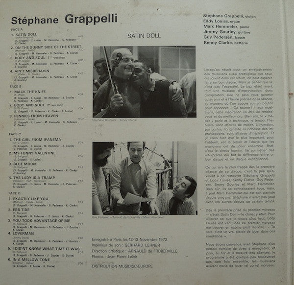 Stéphane Grappelli : Satin Doll (2xLP, Album)