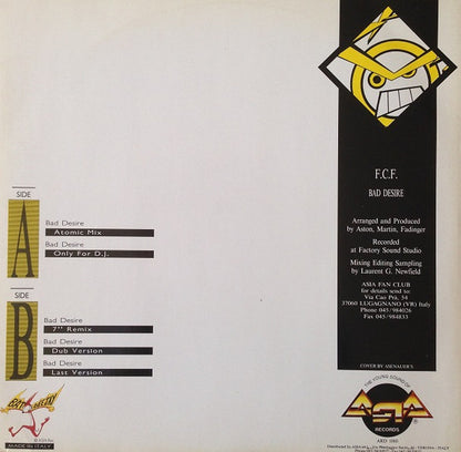 F.C.F. : Bad Desire (12")